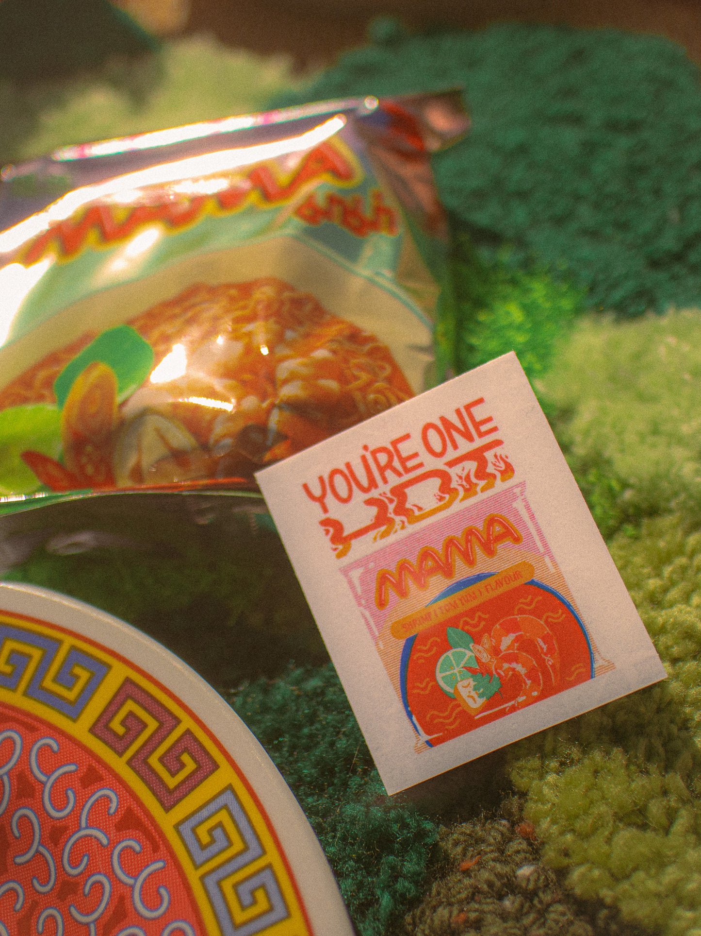 You're One Hot Mama Die-Cut Sticker