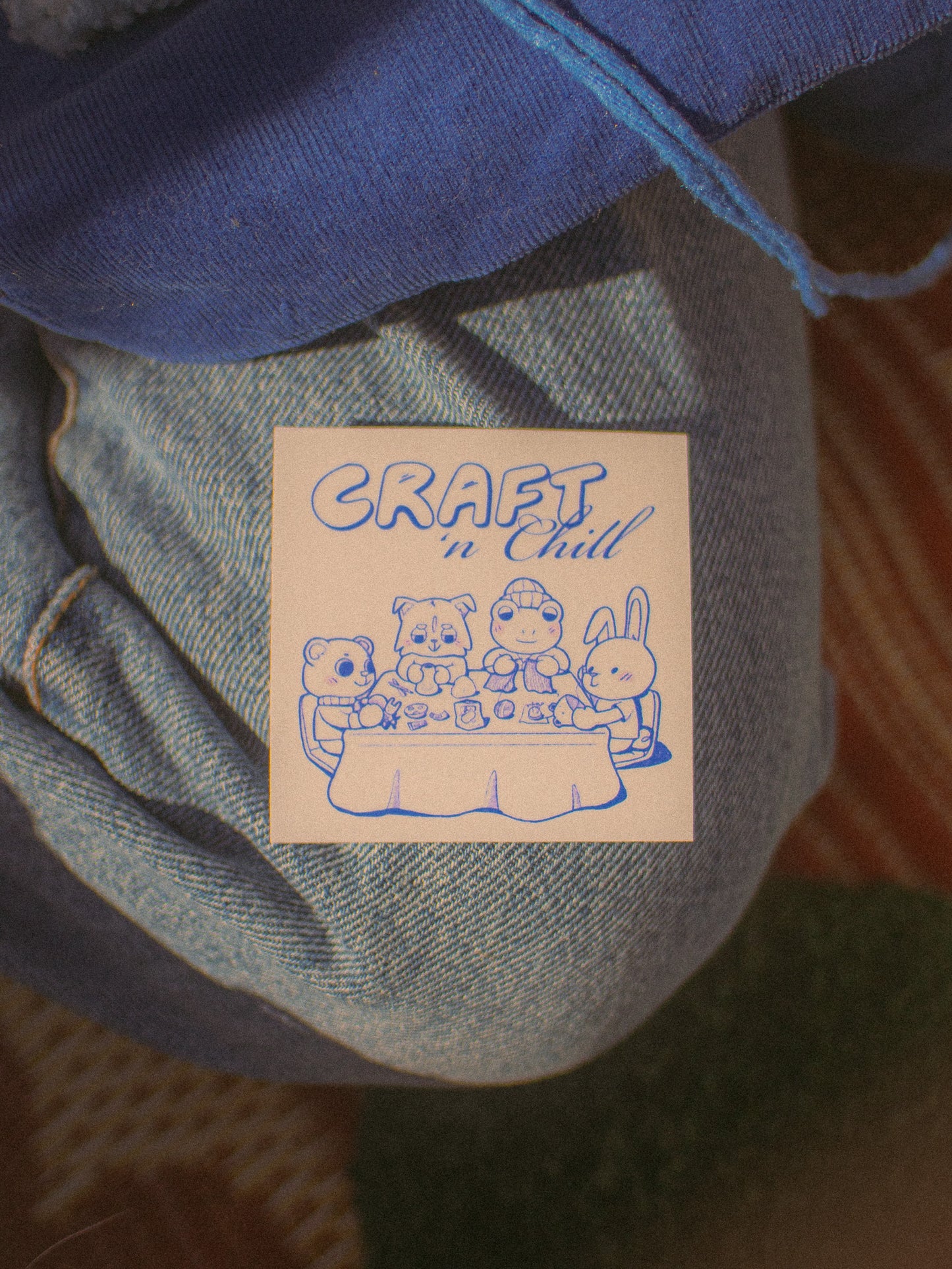 Craft 'n Chill Die-Cut Sticker