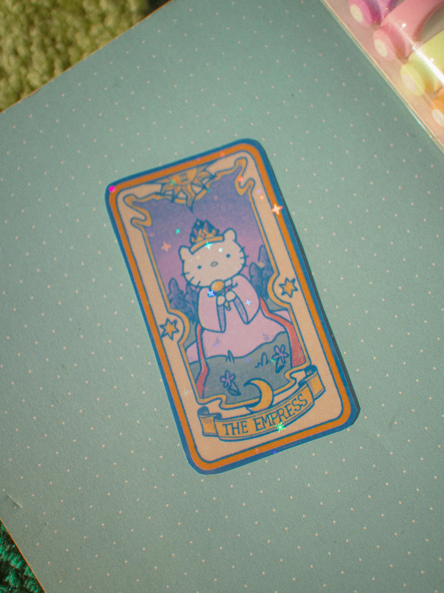 Hello Kitty "The Empress" Die-Cut Sticker