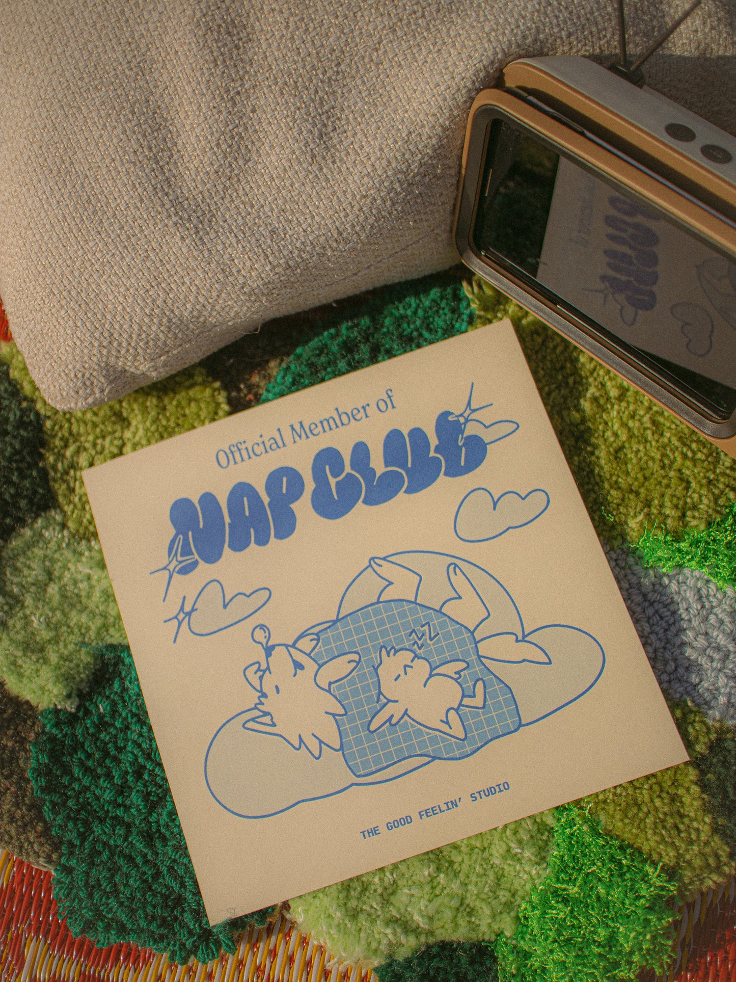 Nap Club 8"x8" Print