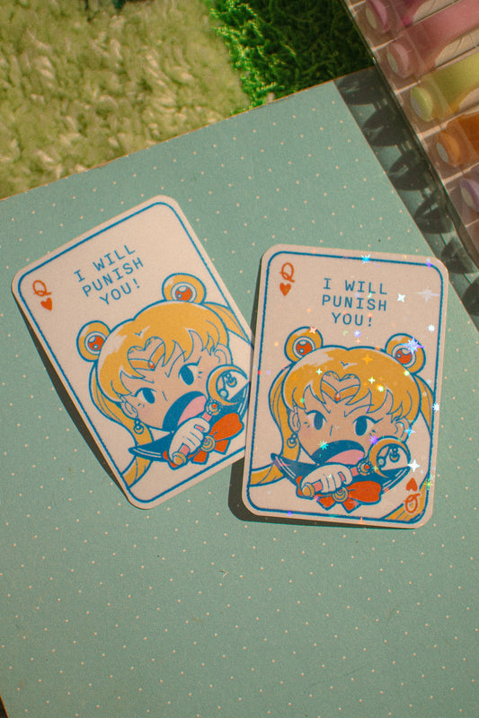 Sailor Moon Queen of Hearts Die-Cut Sticker